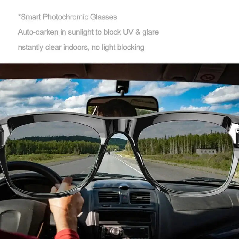 Fiiecogee 6K HD Smart Glasses with Bluetooth Audio & Camera