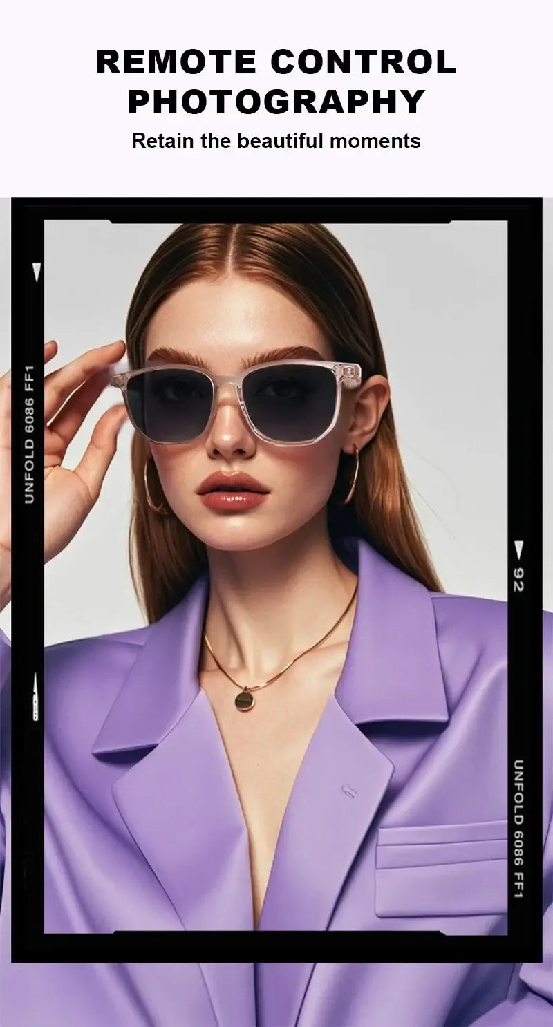 Glintwaveglass Smart Glasses with Bluetooth Audio