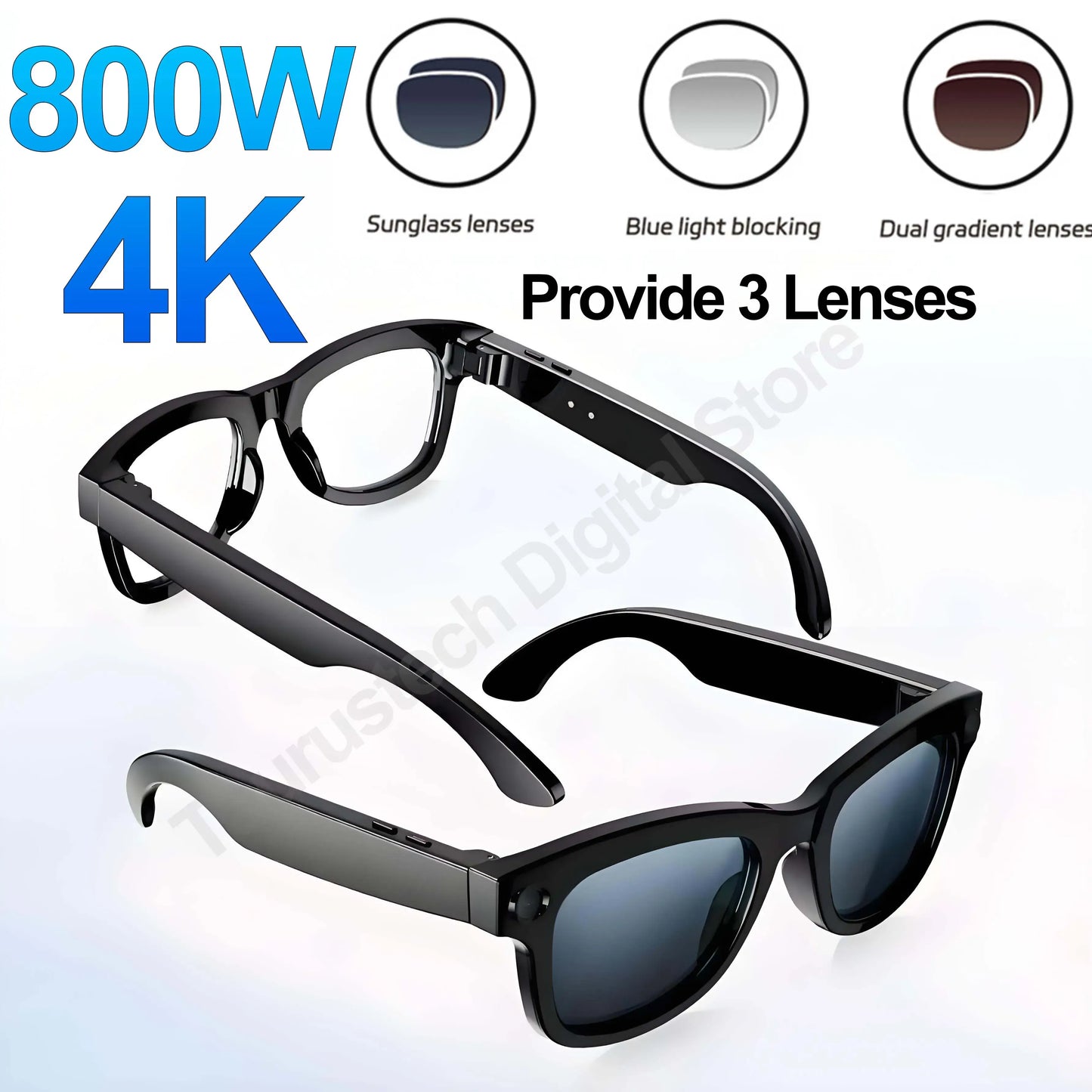 Smart glasses with voice assistant