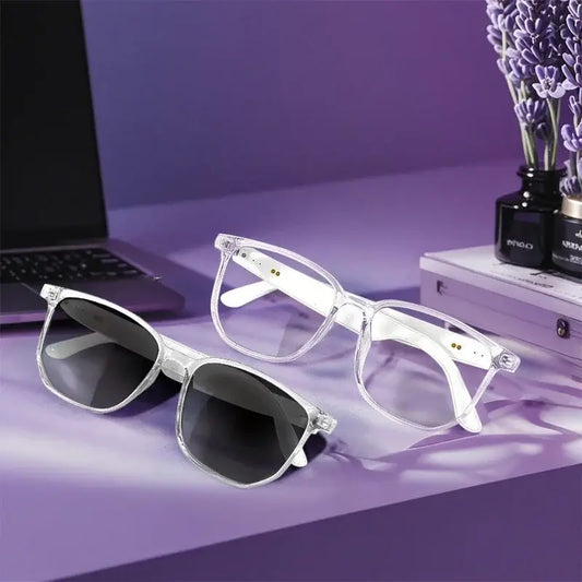 Glintwaveglass Smart Glasses with Bluetooth Audio