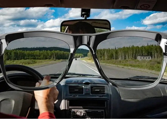 Smart Glasses with Bluetooth Audio – Fiiecogee 6K HD front view showing sleek design